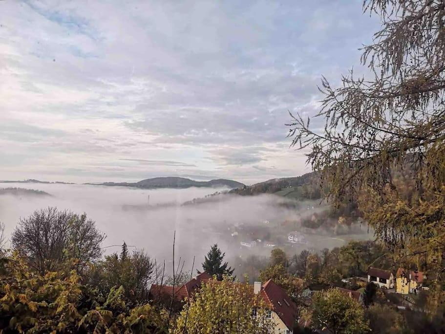 Charmantes Landhaus Mit Garten Und Traumhaftem Fernblick Thal  Kültér fotó